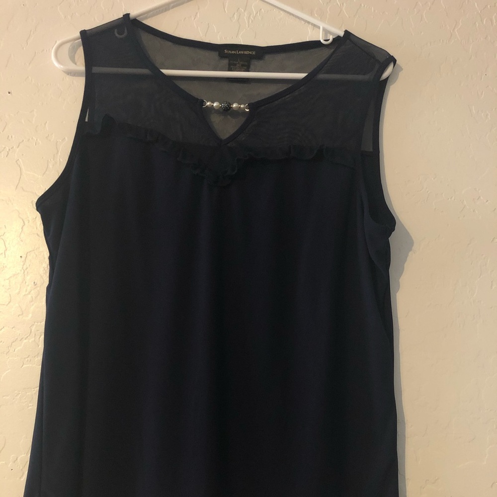 Navy blue shirt